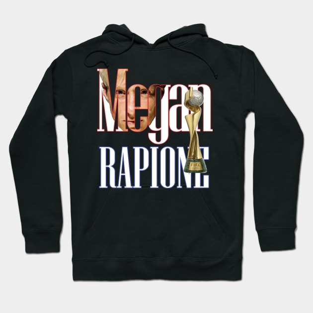 Megan Rapinoe Soccer Hoodie by Yaman